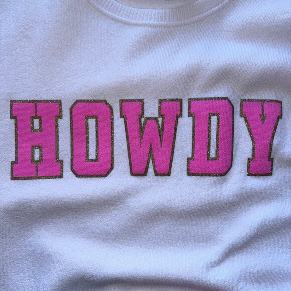 Pacific & Co Graphic White Sweatshirt Cotton Blend Unisex Crewneck Size X-Large - Picture 3 of 6